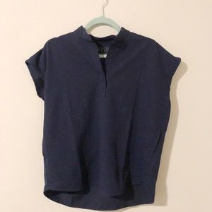 FIGS Scrub Top - Rafaela Mandarin Collar